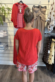 Norina Tshirt Röd