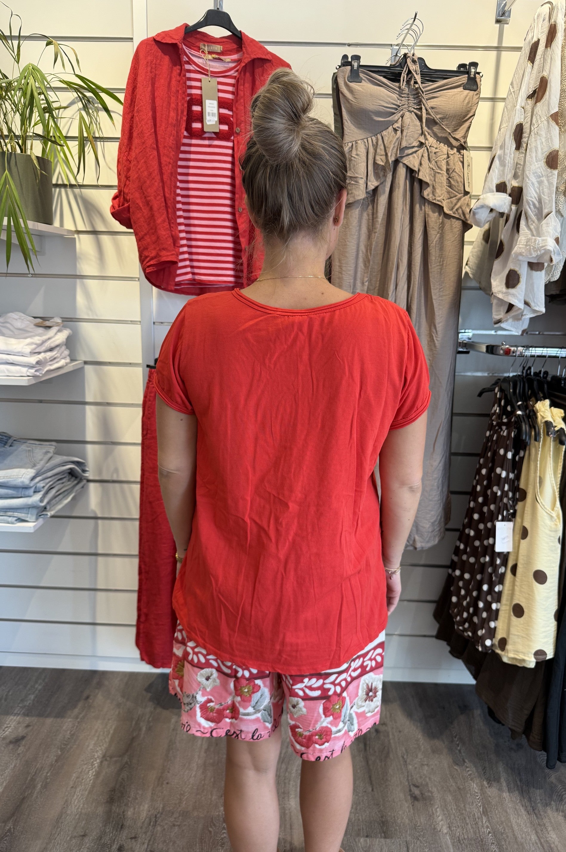 Norina Tshirt Röd