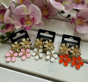 Gemini Örhänge Blommor Guld/Orange Ö224-26 Col12