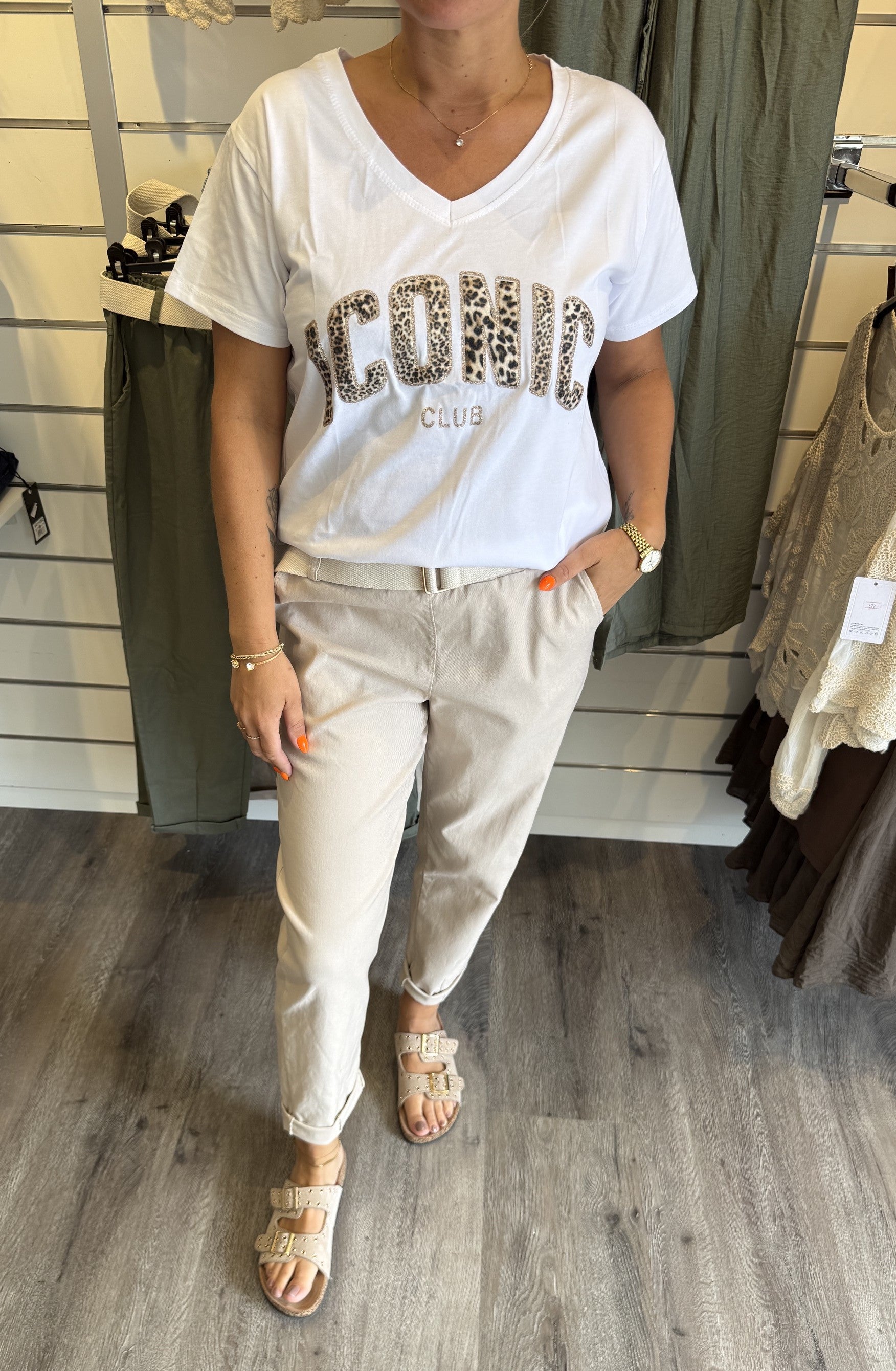 Pandora T-shirt Vit