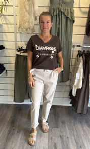 Sabrina T-shirt Choco