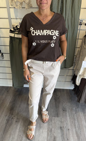Sabrina T-shirt Choco