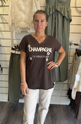 Sabrina T-shirt Choco