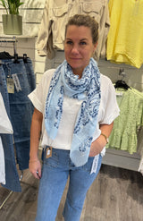 Caitlyn - Scarf  - Ljusblå