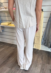 Smilla - Linnebyxa - Beige  - Nyhet