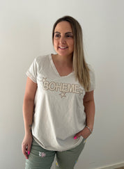 Valeria T-shirt Boheme Beige