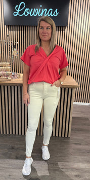 Vera- Skinnyjeans - Beige