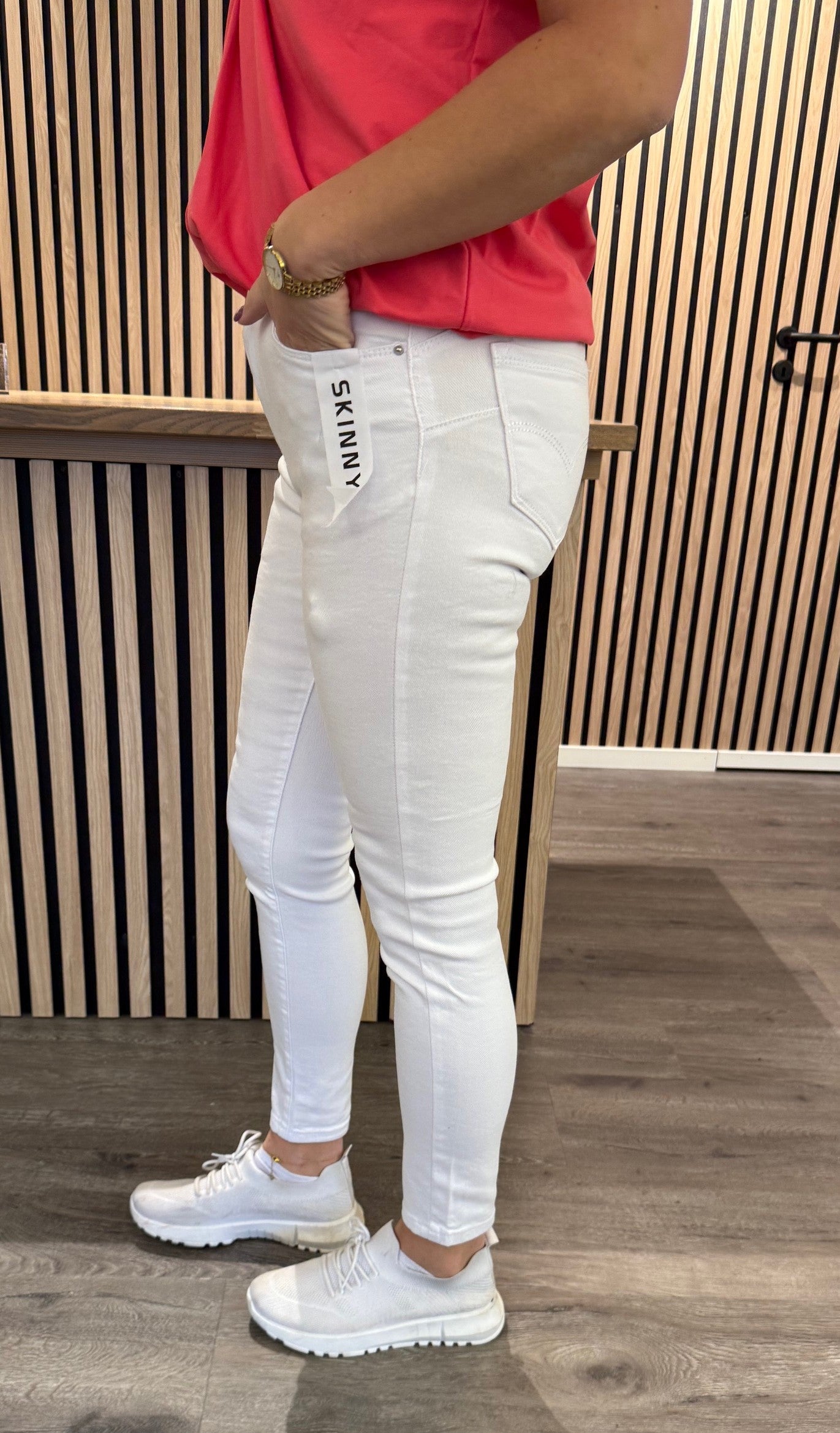 Vera- Skinnyjeans  - Vita- Nyhet