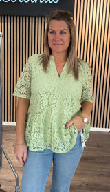 STZanna -  Blus - Smoke green