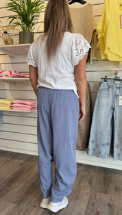 Zelia - Ballongbyxa - Jeansblå