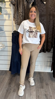 Adara Leggings Taupe