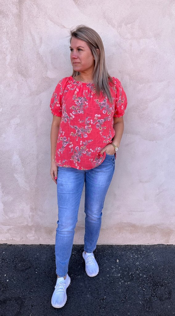 Alexa - Topp - Blommor - Korall - Nyhet