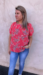 Alexa - Topp - Blommor - Korall - Nyhet