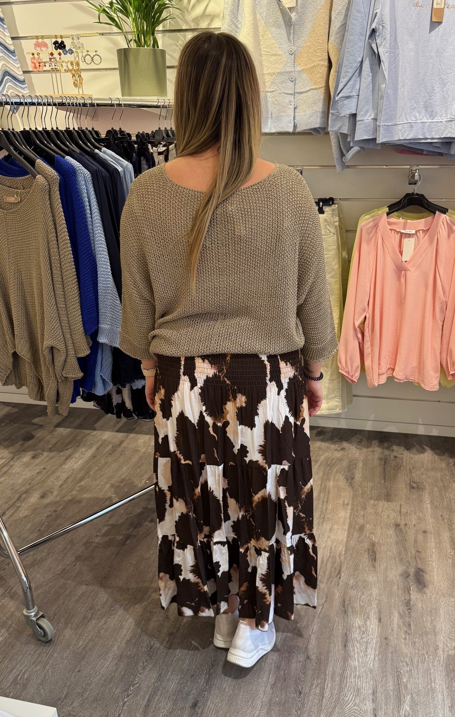 Alice Smockkjol - Mönster - Brun