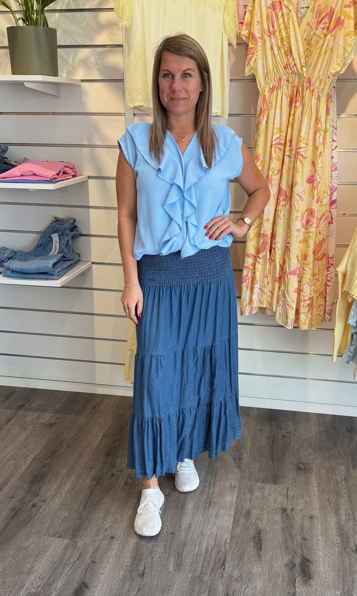 Alice - Kjol - Mörkdenim