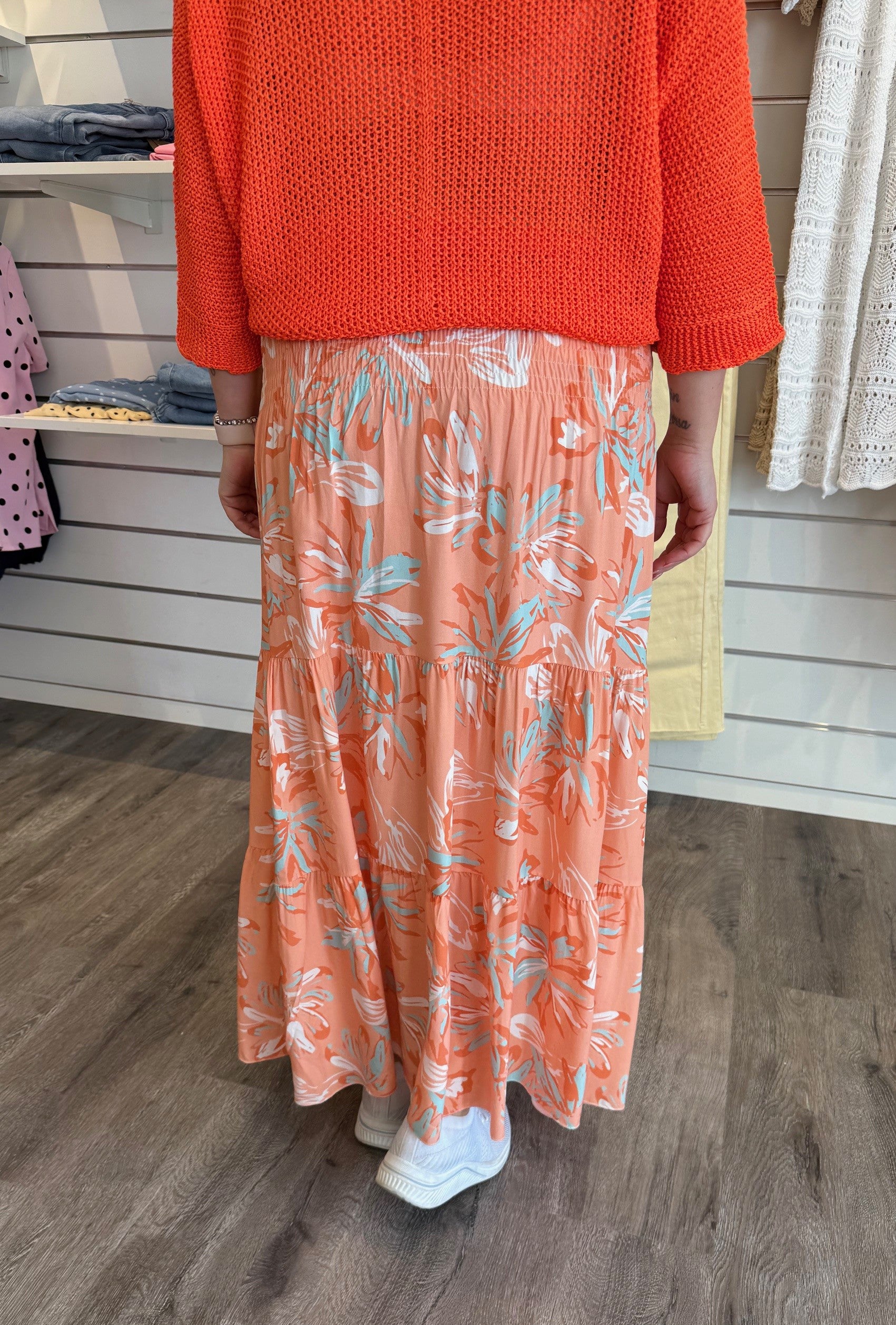 Alice Smockkjol - Blommig - Orange