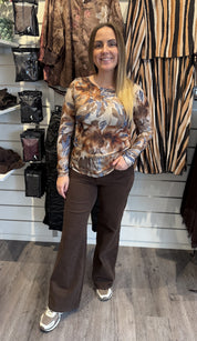 Alina Tröja Mönster Toffee