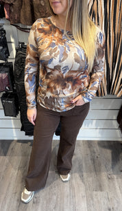 Alina Tröja Mönster Toffee
