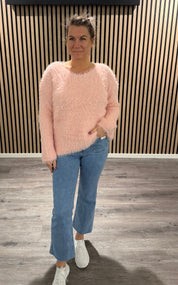 Alissa - Flufftröja-  Rosa