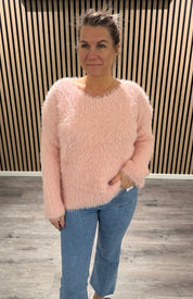 Alissa - Flufftröja-  Rosa