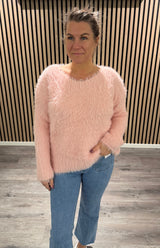 Alissa - Flufftröja-  Rosa