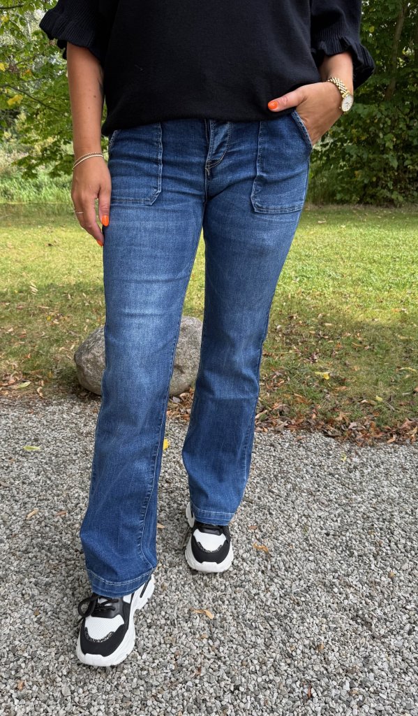 Alva - Jeans Vida - Denim - Nyhet