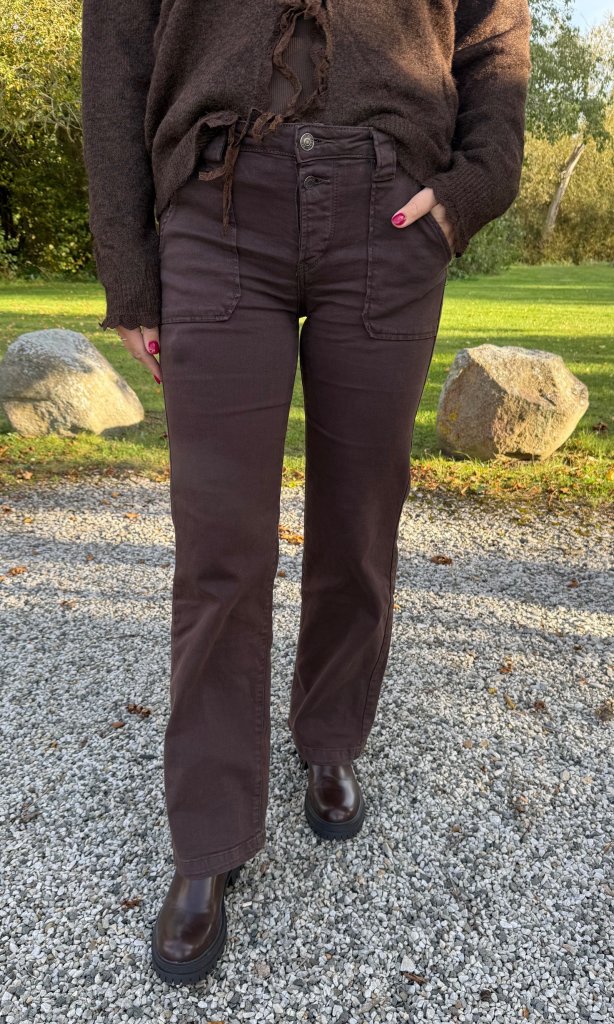 Alva - Jeans Vida - Choco - Nyhet
