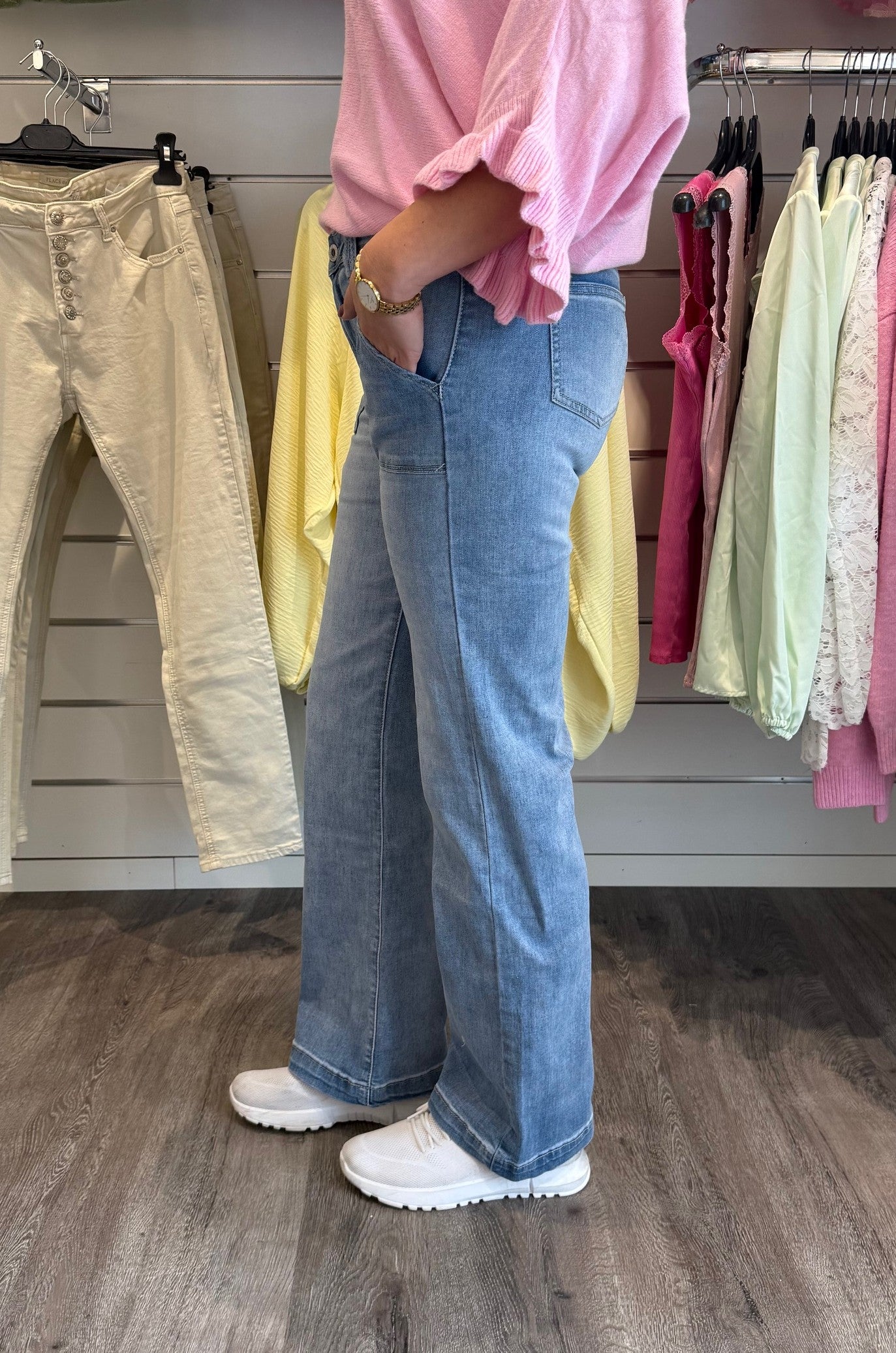 Alva - Jeans Vida - Ljus Denim