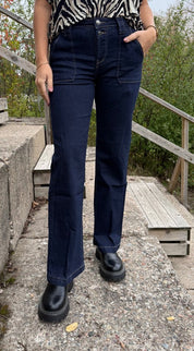 Alva - Jeans Vida - Mörk Denim - Nyhet