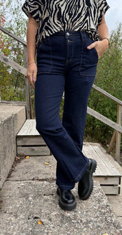Alva - Jeans Vida - Mörk Denim - Nyhet