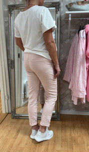 Amina - Byxor med knyt - Rosa - Nyhet