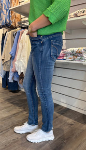 Ancii - jeans med knappmix - Denim