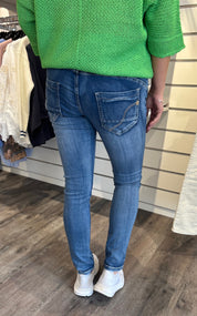 Ancii - jeans med knappmix - Denim