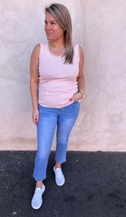 Angeline - Spetslinne - Ljusrosa- Nyhet