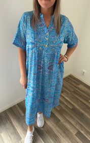 Anja Dress Blå