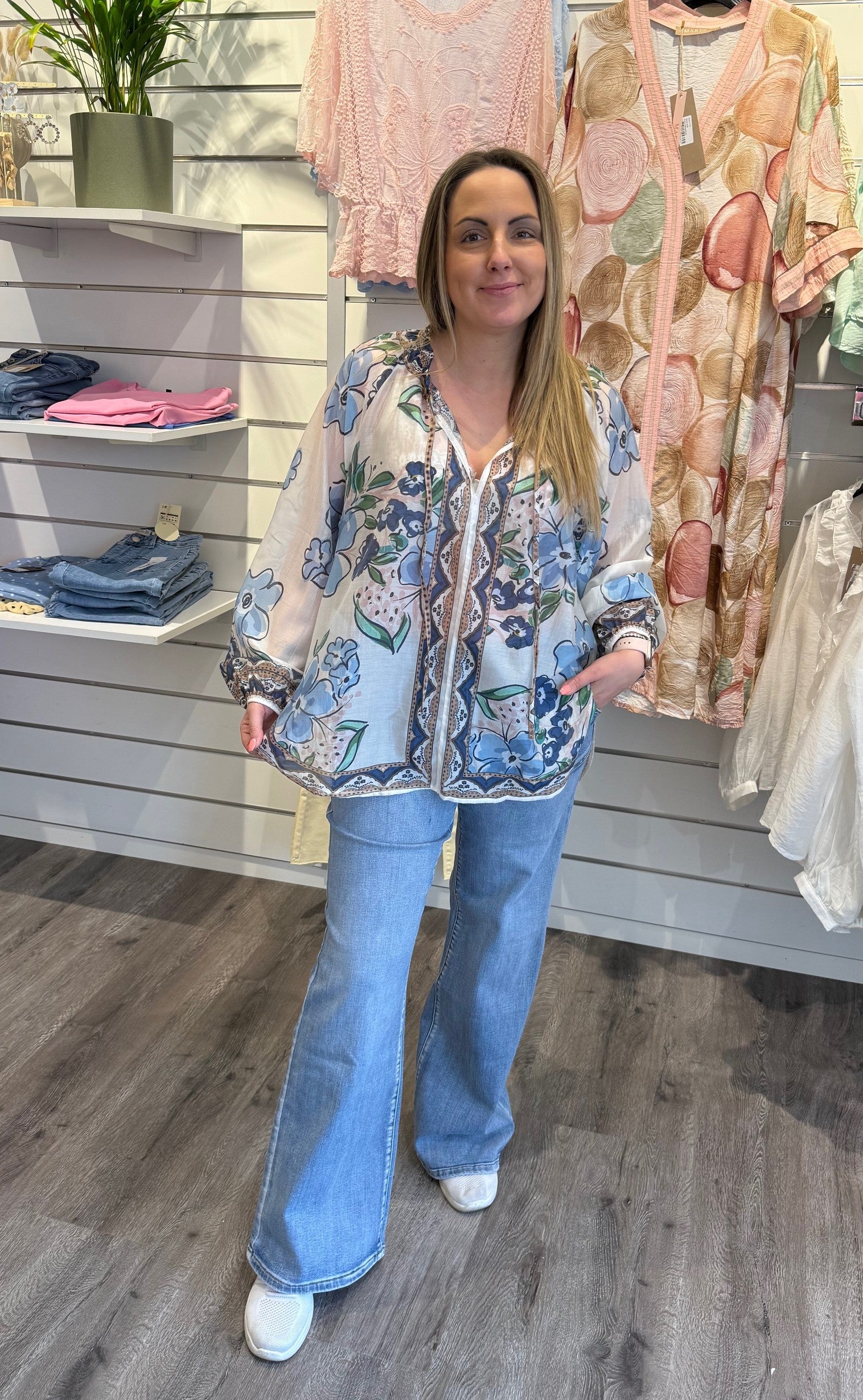 Anne - Blus - Blå