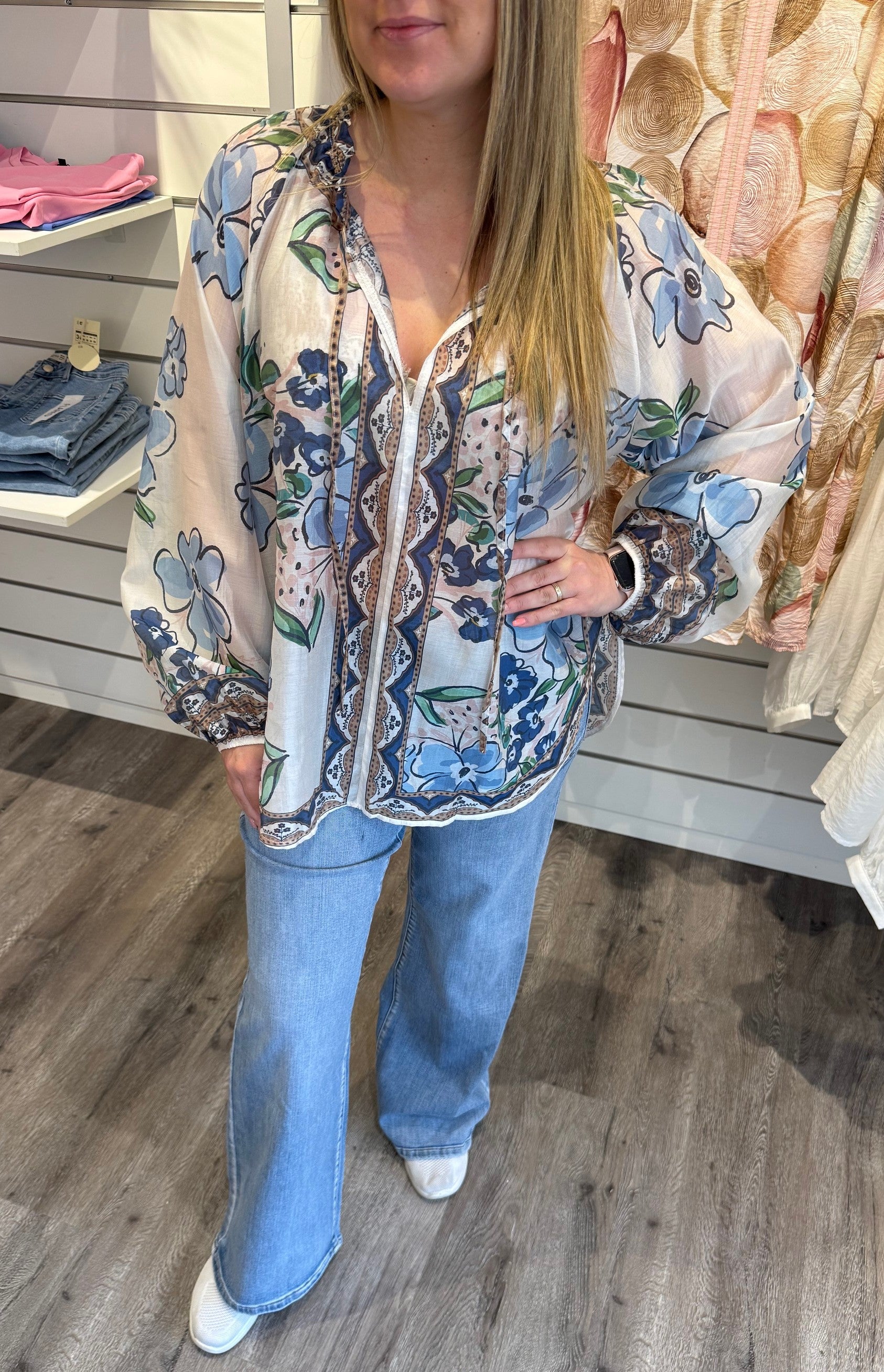 Anne - Blus - Blå