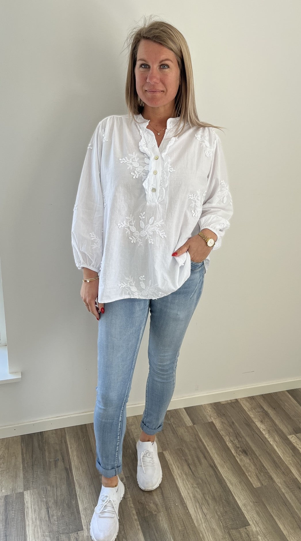 Annika Blus Vit