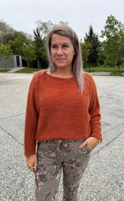 Anouk - Stickad Tröja - Military - Nyhet