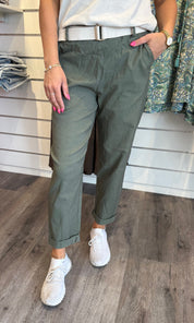 Arlinda superstretch byxor Khaki