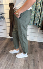 Arlinda superstretch byxor Khaki
