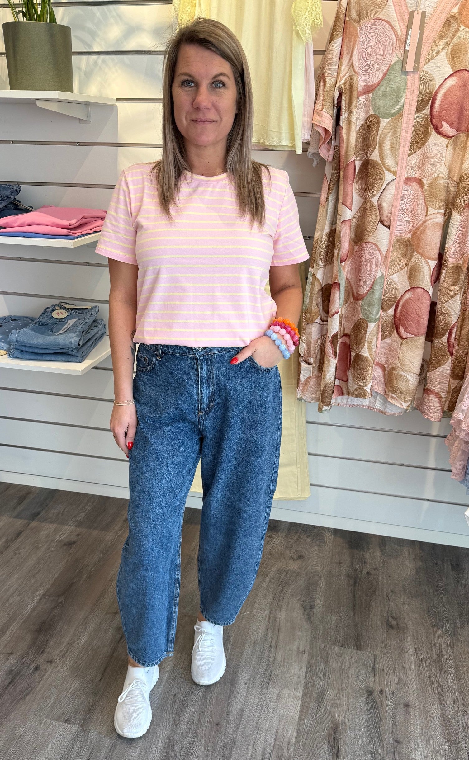 BCIzzy Barrel byxa Denim