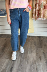 BCIzzy Barrel byxa Denim