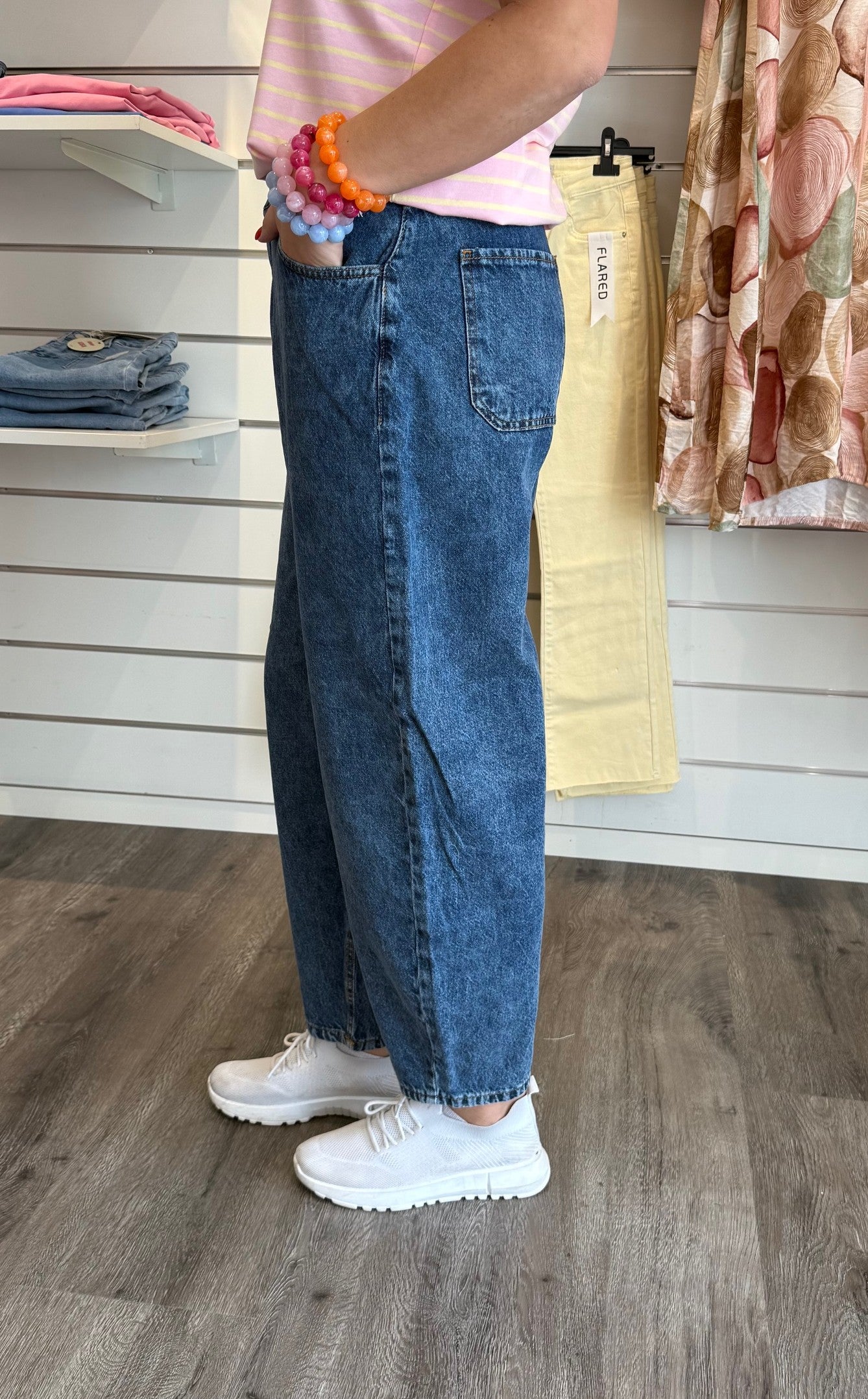 BCIzzy Barrel byxa Denim