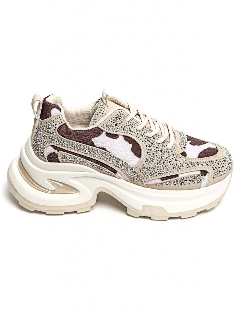 Emilia- Sneakers - Sand - Nyhet