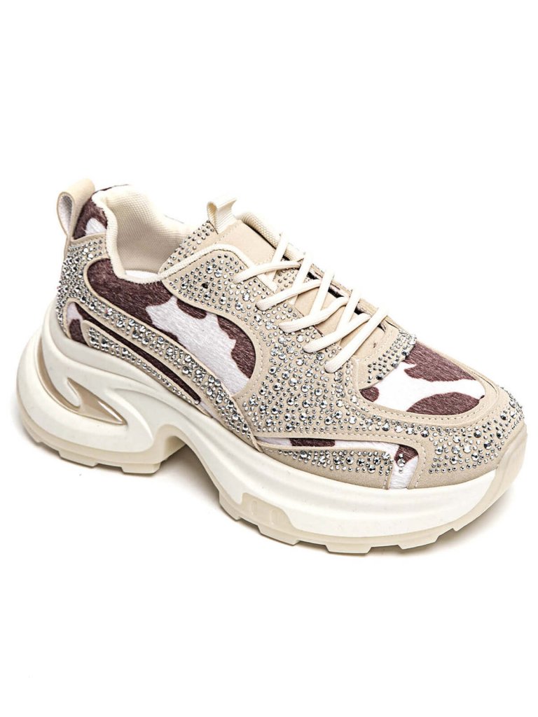 Emilia- Sneakers - Sand - Nyhet