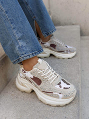 Emilia- Sneakers - Sand - Nyhet