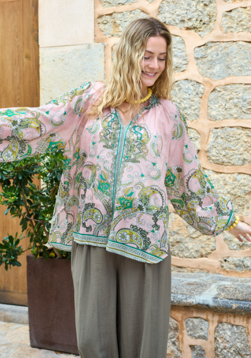 BCBetty Blus Paisley Rosa