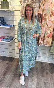 BCLuna raglan dress sea green