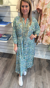 BCLuna raglan dress sea green
